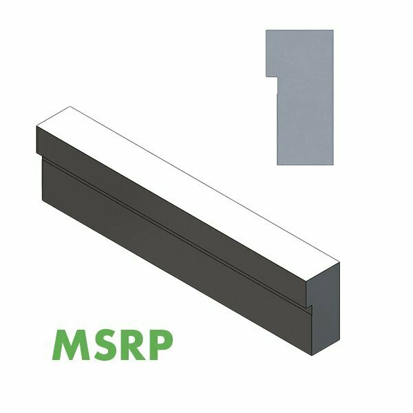 Smith Bearing Plain Side Mount 3600 MM Metric Precision Manufacture Rails MSRP-13600-0